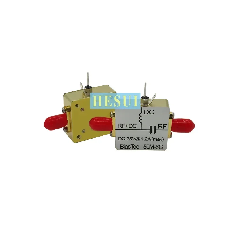 Rf feeder box biasing device for communication RF separation straight and coaxial 50M-6GHz