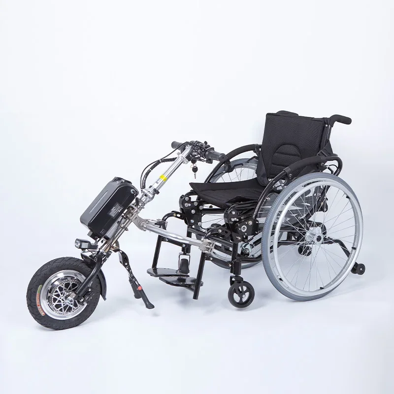 

Wheel Chair Head Attachment Electric Connected Power Tricycle Wheelchair