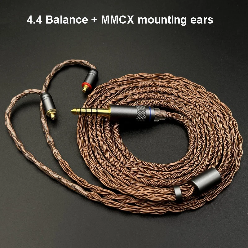 MMCX Connector Upgrade Headphone Cable 3.5mm 4.4mm Wired Earphones For Shure SE215 535 846 GR09 N3AP