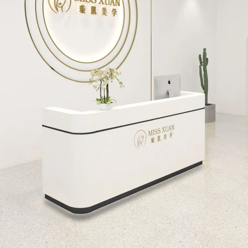 Luxury Simple Bar Counter Nordic Commercial Storage Classic Reception Desk Unique Classic Toonbank Winkel Commercial Furniture