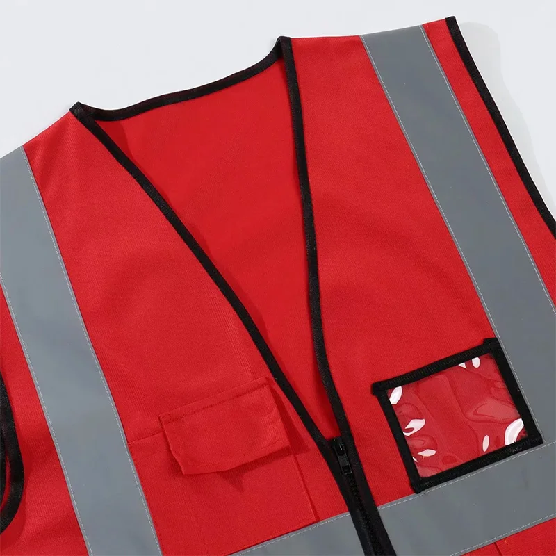 맞춤형 로고 고시인성 작업 보호 조끼, 작업복, 오토바이 및 자전거 스포츠 야외 안전복