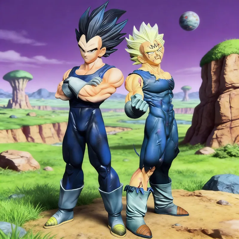 

Dragon Ball Z Majin Vegeta Model DBZ Vegeta Figurine Manga Super Saiyan Action Figure Toys 28cm Anime GK Statue Figuras Ornament