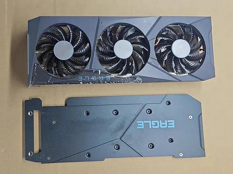 Original Cooler Radiator for Gigabyte RX6700XT Eagle Gaphics Video Card with Backplate