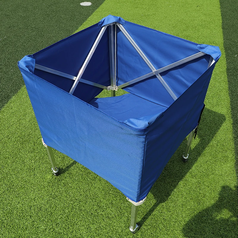 휴대용 볼 카트 탈착식 농구 호퍼 축구 배구 보관 바구니 접이식 카트