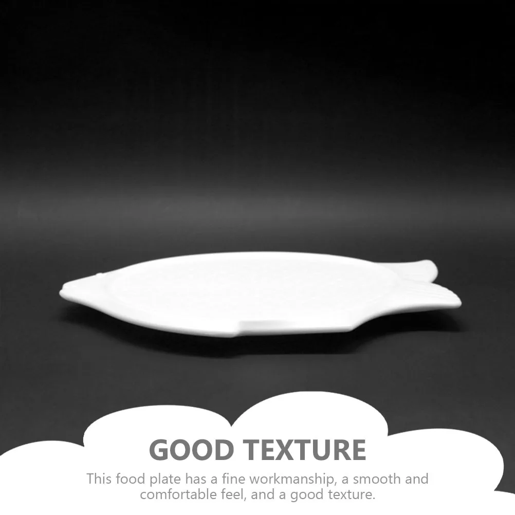 

Salmon Ice Plate Plastic Sashimi Dish Elegant Design for Japanese Restaurants Canteens and Family Gatherings Sushi Plate