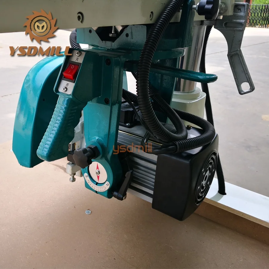 Mesin Pemotong Kayu Circular Blde Gergaji Lengan Radial