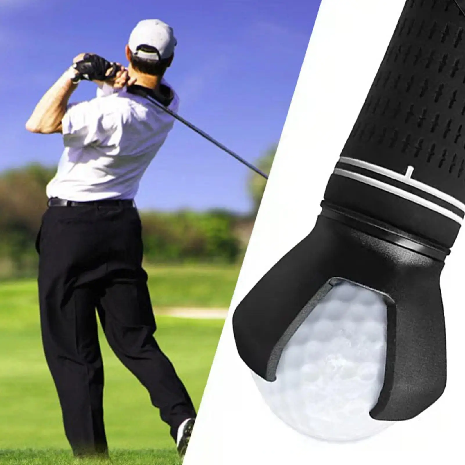 Golf Ball Retriever Golf Ball Picker Upper For Putter Sports Training Accessories Portable Pick Up Retriever Claw Sucker Tool image 5
