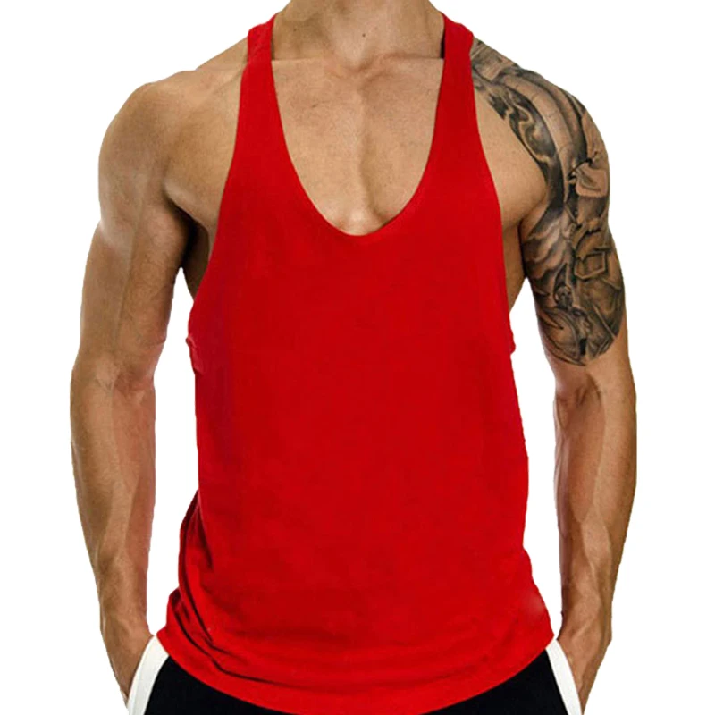 Fitness Clothing Gym T-shirts Suspenders Man Gym Top Men Sleeveless Sweatshirt Men\'s Clothes Stringer Vests Bodybuilding Shirt