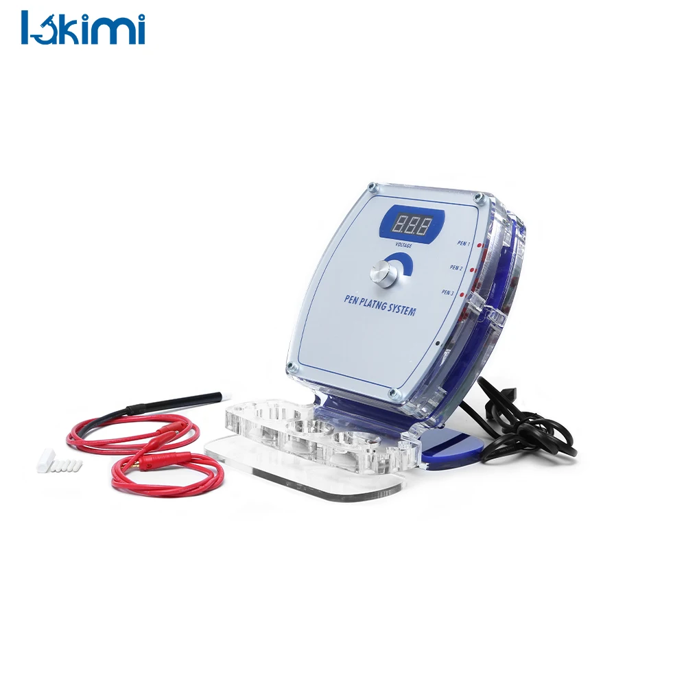 

Mini Jewelry Gold Plating Machine, Portable Electroplating Pen with Blue Digital Display LK-APS1520