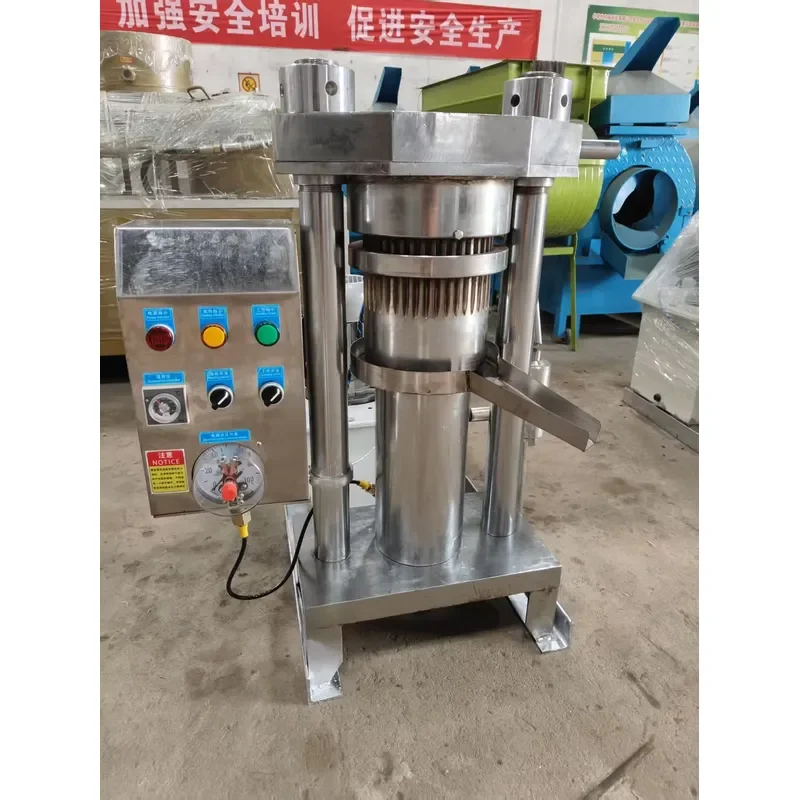 Cold and Hot Professional-grade Hydraulic Oil Extractor - Suitable for High-value Oilseeds Such As Sesame Almonds and