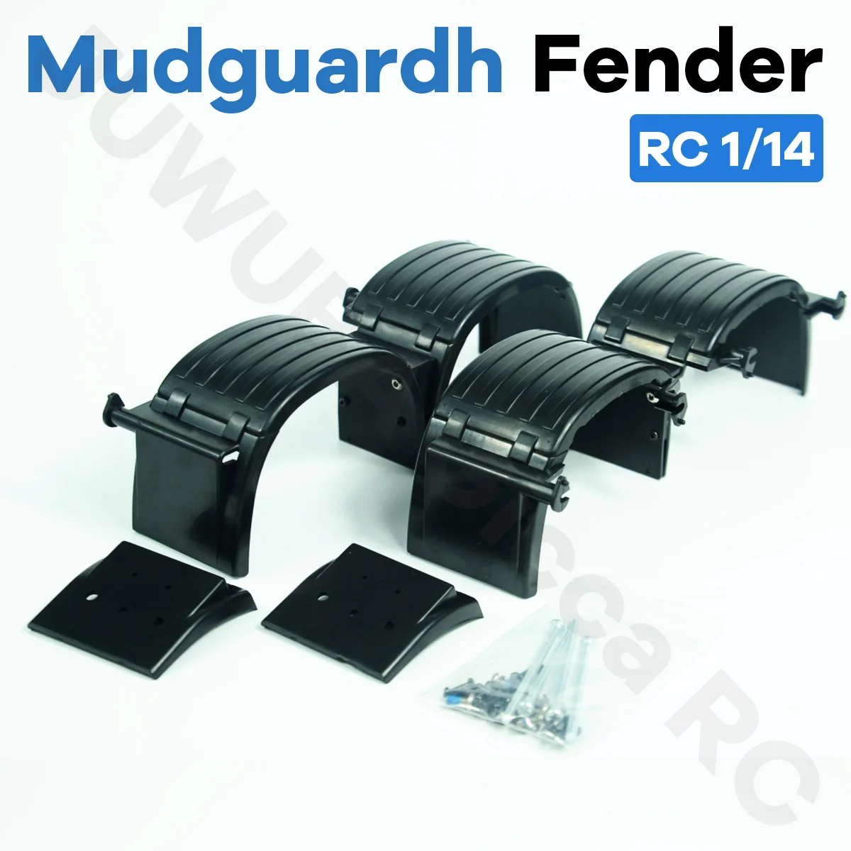 Mudguard Fender Plastic 1 Set For 1/14 Tamiyaa RC Dump Truck Tipper Tractor Engineering Vehicle MODO DIY Toy Model Parts
