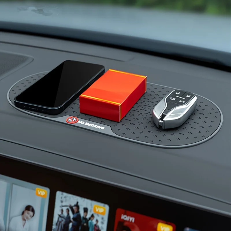 1pc Car Dashboard Non-Slip Sticky Mat, Phone, Key Holder, Non-Slip Mat, Anti-Slip Pad