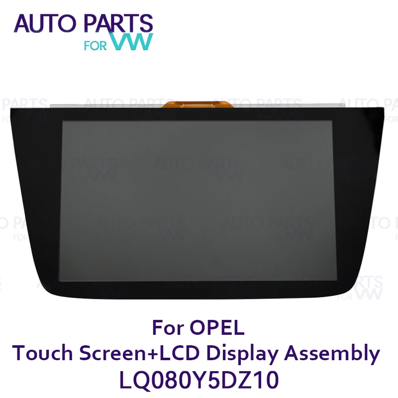 For Opel Astra K Replace Original 8 Inch Touch Screen LCD Display Assembly Car DVD GPS navigation LQ080Y5DZ10 LQ080Y5DZ06