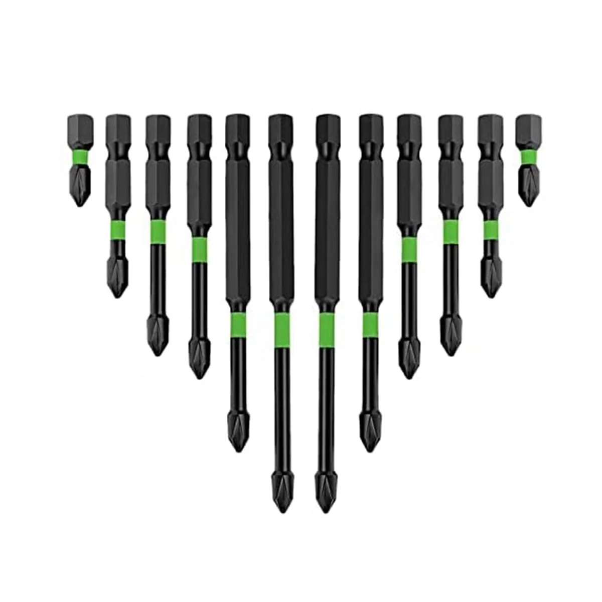 

2023New Screwdriver Bit Set, 12Pcs S2 Driver Drilling Work Set, Strong Head Bits for Power Screwdriver Impact Drill