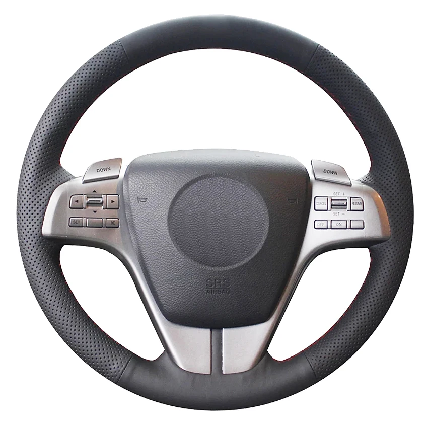 

Черный чехол из натуральной кожи с ручной строчкой для Mazda 6 Atenza 2009 2010 2011 2012