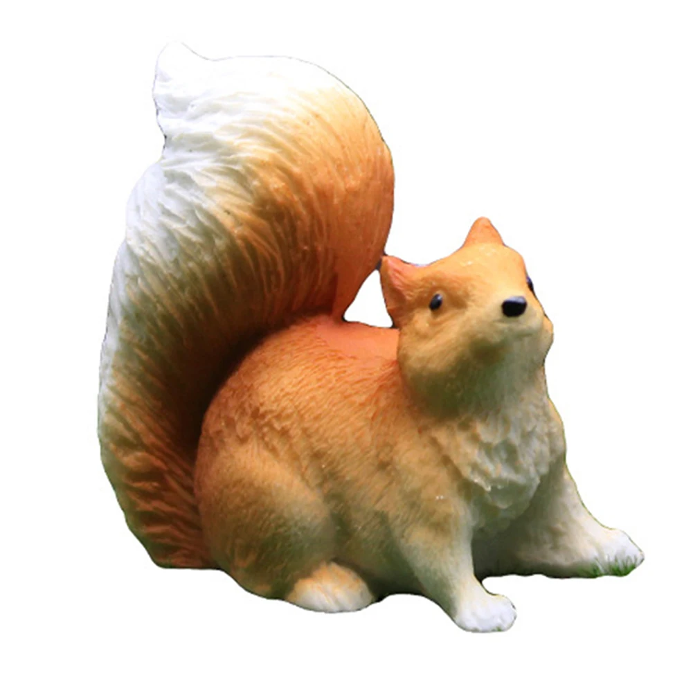 Squirrel Ornament Ornament Or As A Desktop Decoration Terrariums Bonsai Gardens Home Decor Decoration Accessory