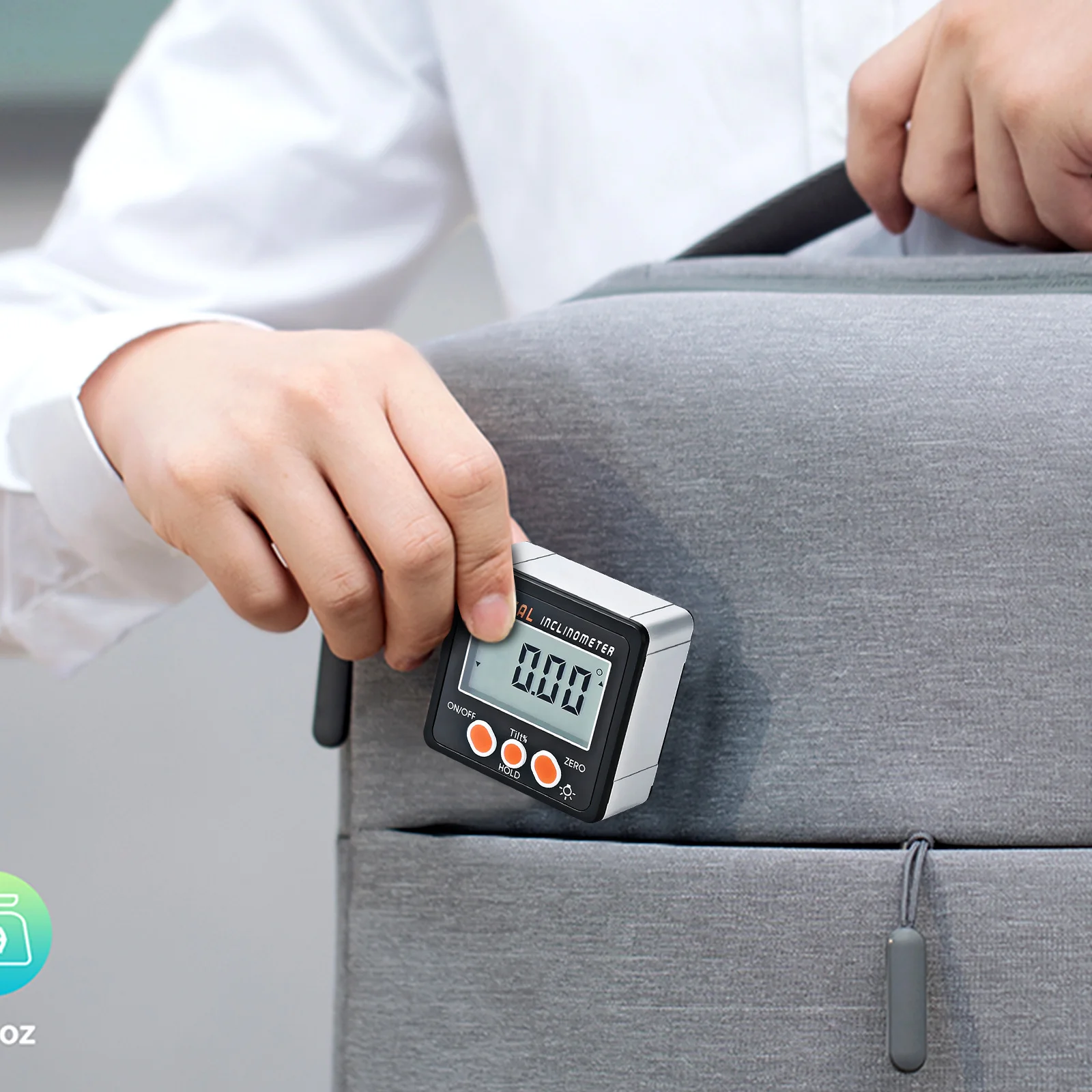 

Digital Angle 0-360° Electronic Protractor Magnetic Base Aluminum Frame For Woodworking Construction Angle