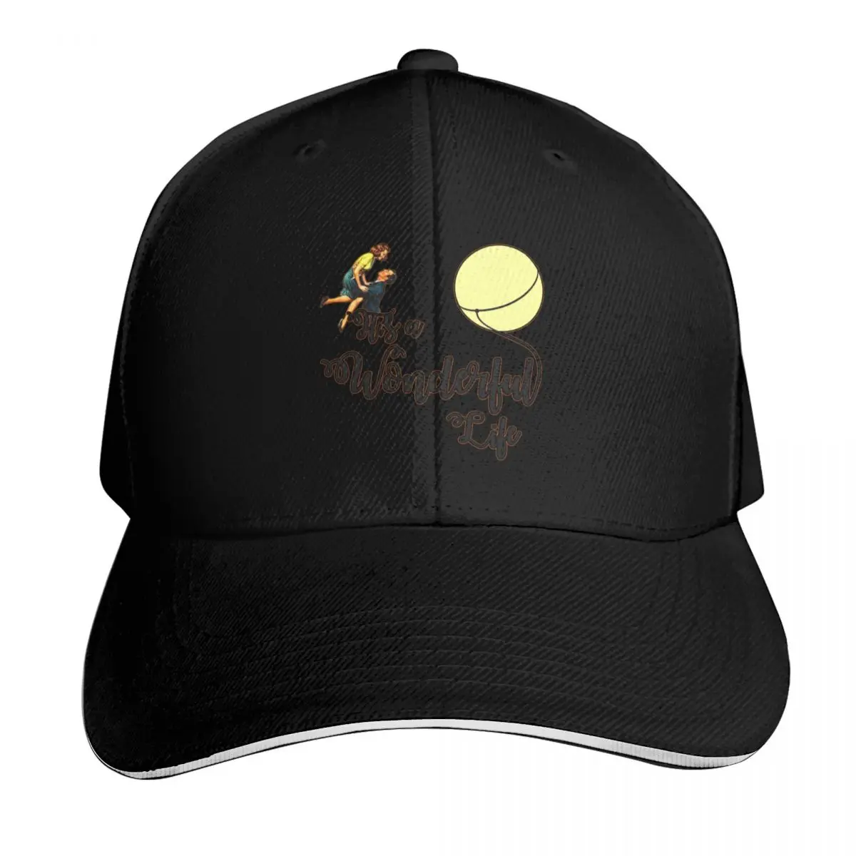 It's A Wonderful Life - Christmas Movie Every Time A Bell Rings An Angel gets its wings Vintage Baseball Cap