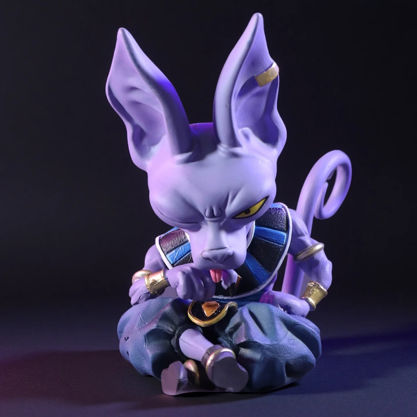 Figurine d'action Dragon Ball Z Super Billus, 12cm, Estatua Modelo Adorno Hecho A Mano