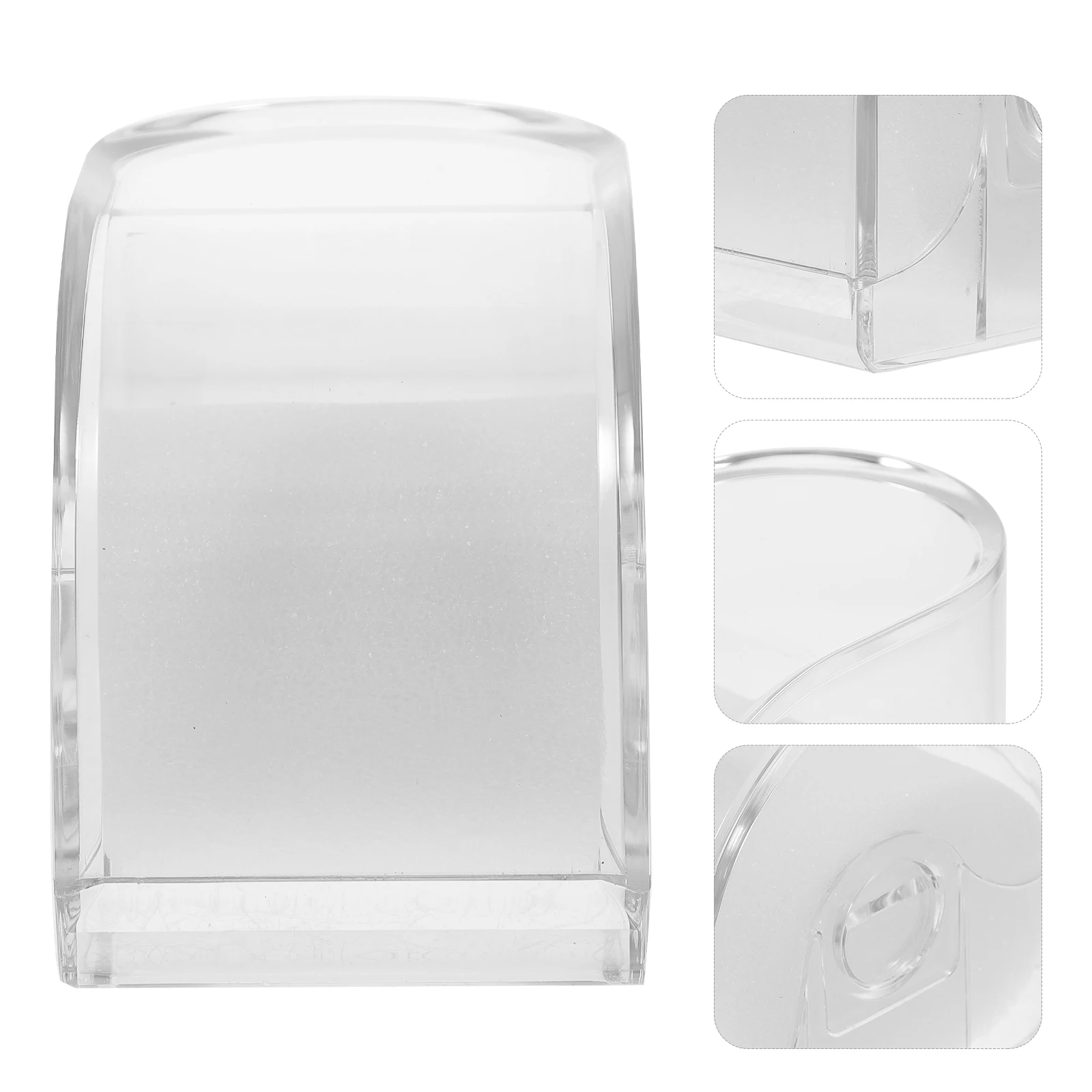 

2 Pcs Slots Watch Box Clear Display Case Mechanical Transparent Shell Plastic Miss