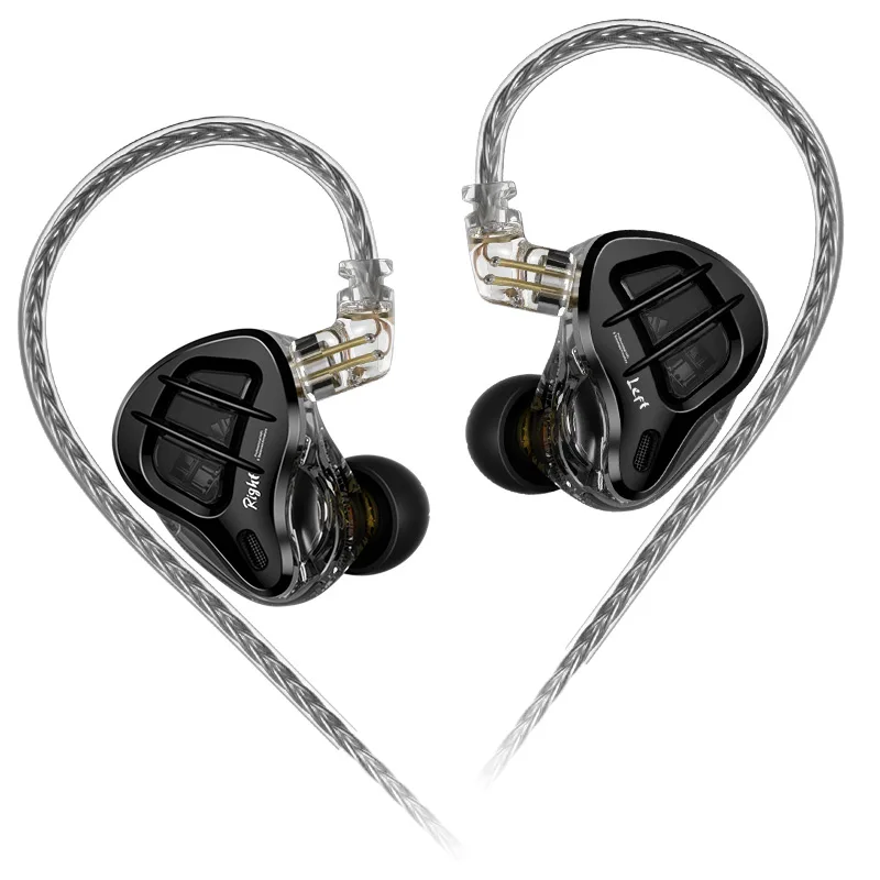 KZ ZAR Hybride driver In-ear monitor 1DD + 7BA HiFi-hoofdtelefoon 2-pins bedrade hoofdtelefoon Muziek DJ-hoofdtelefoon Sport Gaming Oordopjes
