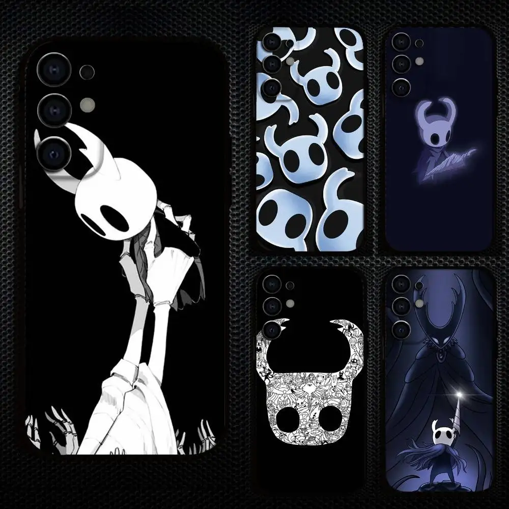 

H-Hollow Knight Phone Case For Samsung S25,S24,S21,S22,S23,S30,Ultra,S20,Plus,Fe,Lite,Note,10,9,5G Black Cover