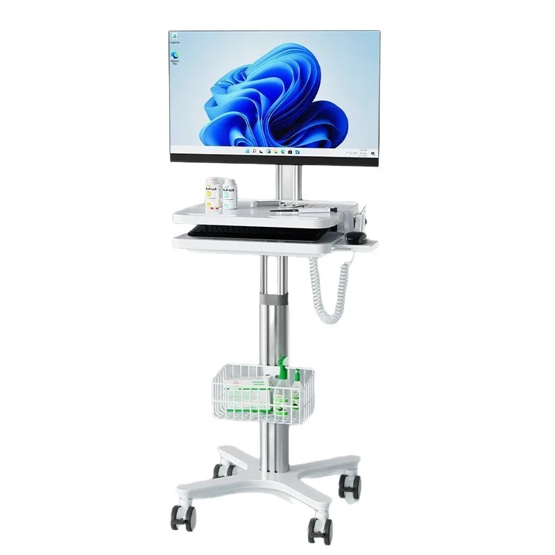 Optional labor car with 8h uninterruptible battery all-in-one machine computer medical workstation y