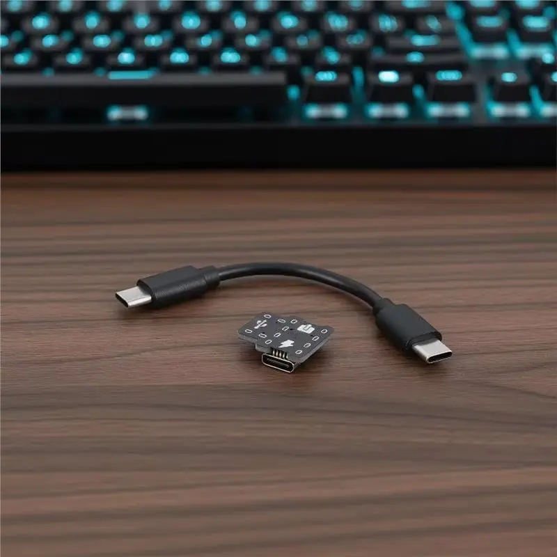 Type-C USB Module Power Splitter 1 In 2 Out Dual Device Charging Adapter Plug And Play