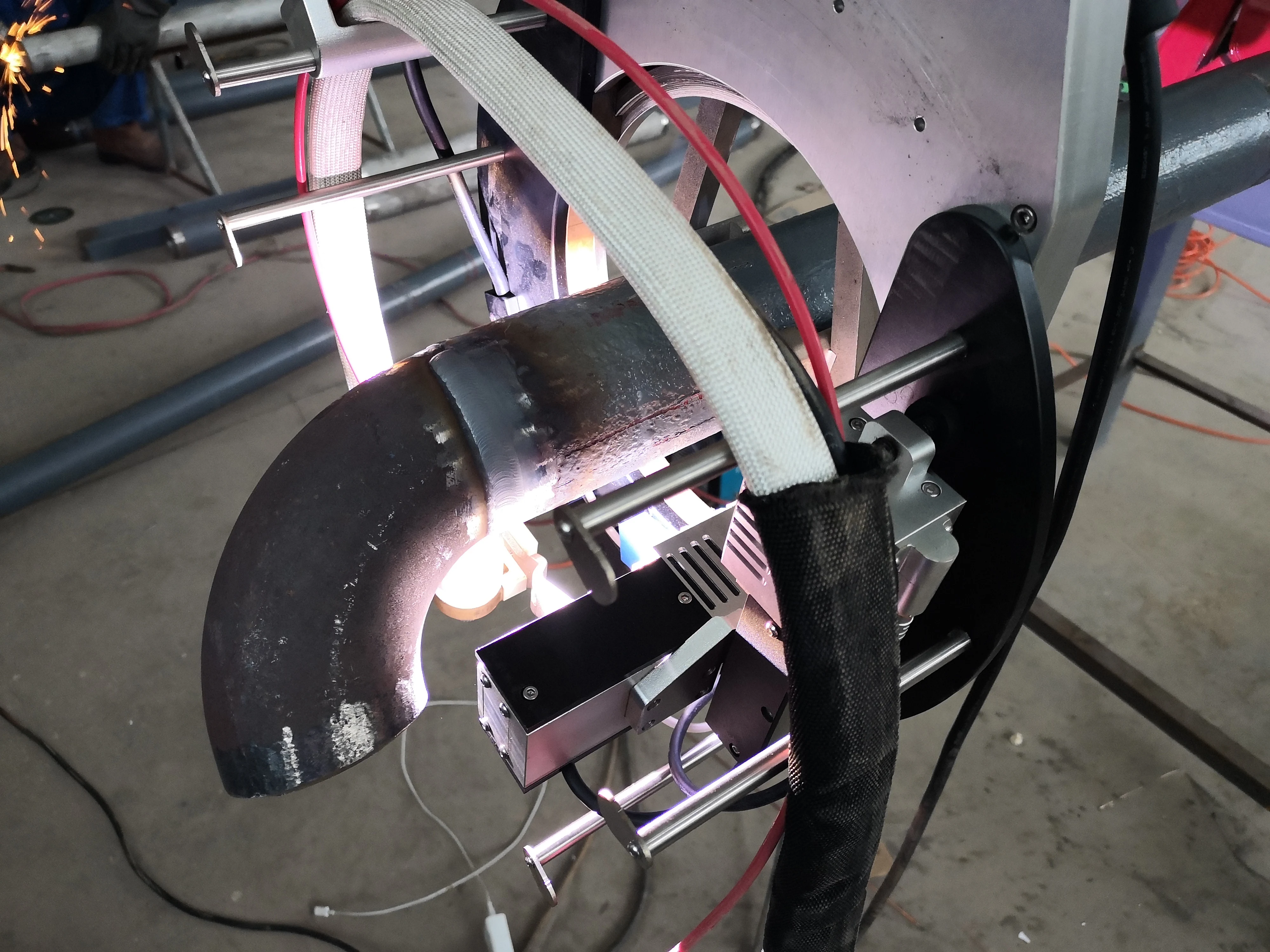 Orbital TIG Pipe Welding Machine For LNG Ship Pipeline Construction All Position Tube Welder 19-325mm
