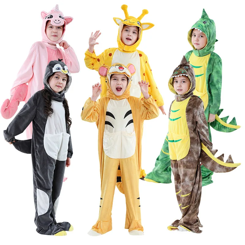 

Carnival Halloween Giraffe Cosplay Pinguin Costume Kindergarten Stage Children's Performance Costume
