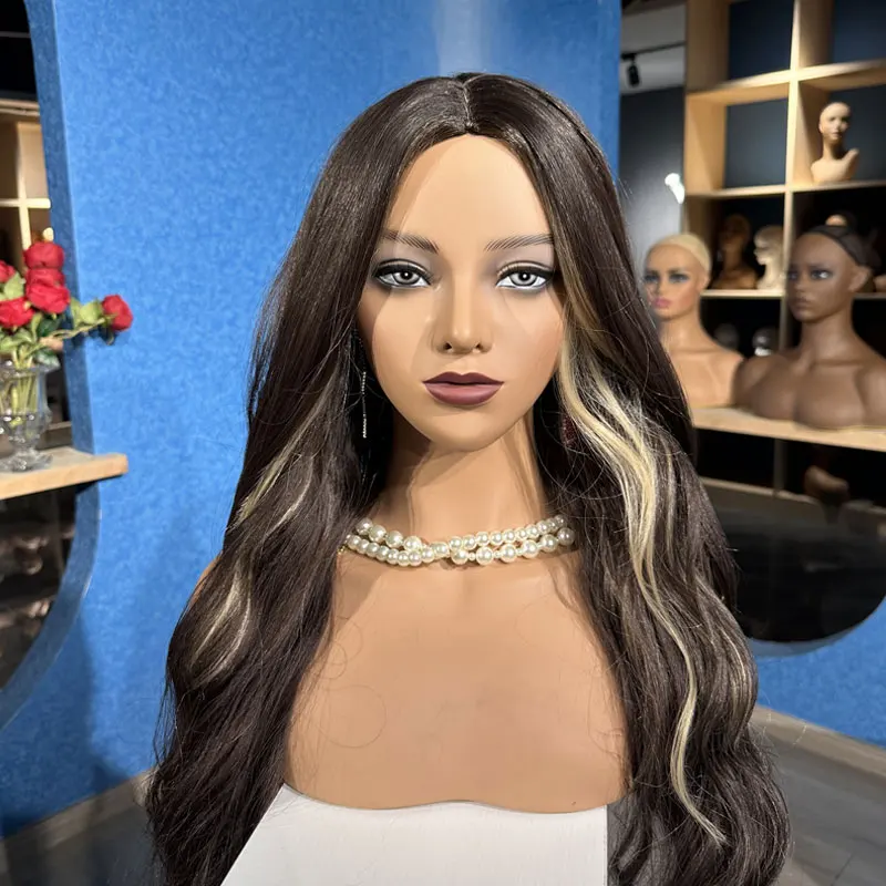 Female Mannequin Head Wig Stand With Thin Lip,Ear Piercings,Eyelashe Dummy Head For Wigs Realistic Mannequin Head With Shoulders