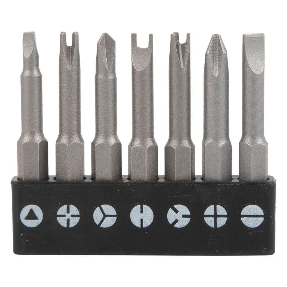 

7Pcs Special-shaped Screwdriver Set U-shaped Y Shape Triangle Inner Cross New Three Points Screwdriver Bit Tool