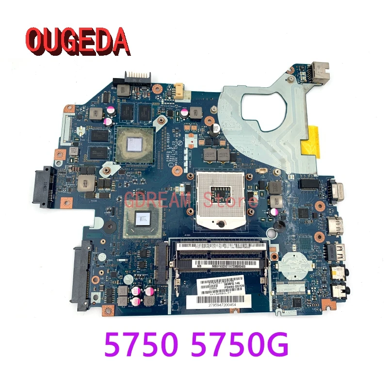 

OUGEDA MBBYK02001 MBBYX02001 LA-6901P Main Board For Acer Aspire 5750 5750G Laptop Motherboard HM65 DDR3 GT630M GPU Full Test