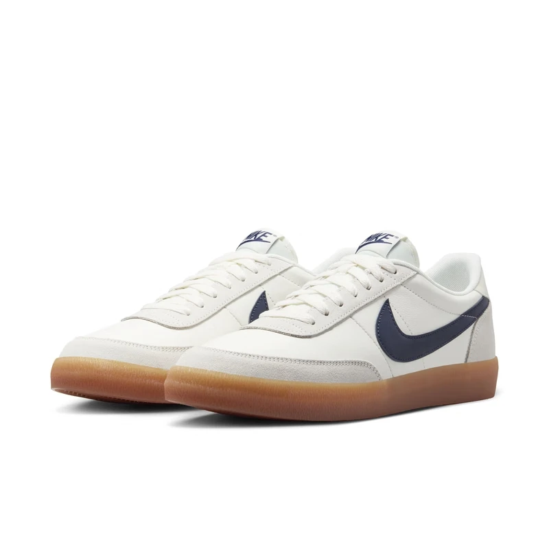 J. Crew x Nike Killshot 2 "Midnight Navy" couro camurça antiderrapante leve sapatos de cano baixo unissex azul marinho