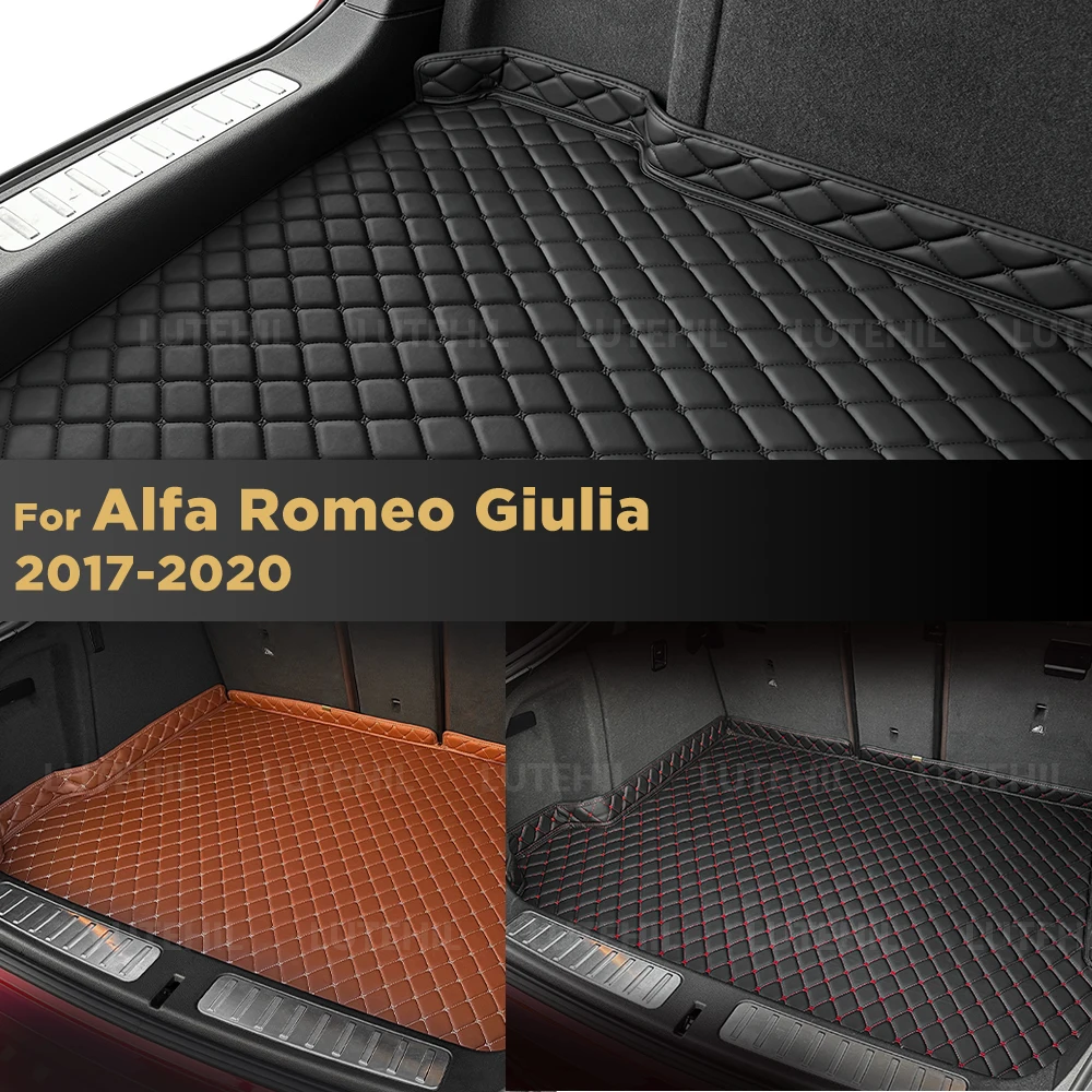 

For Alfa Romeo Giulia 2017-2020 Car Trunk Mat Car Cargo Liner Protective Pad Interior Accessories