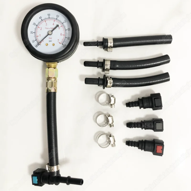 Car Fuel Pressure Gauge Car Gasoline Pressure Gauge Meter Tester Tool