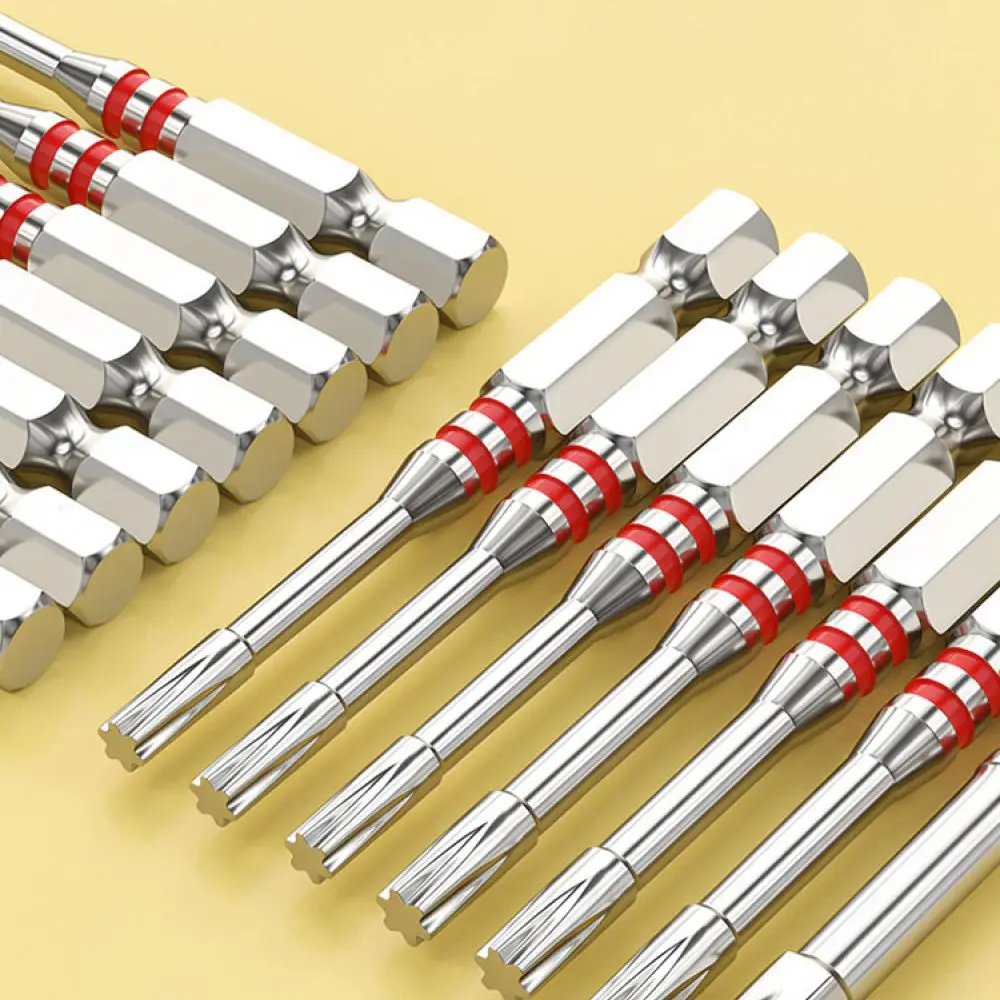 For Yanran Heavy Duty Torx Bit Set Strong Magnetic Anti Slip Electric Screwdriver Accessory High Strength Tools