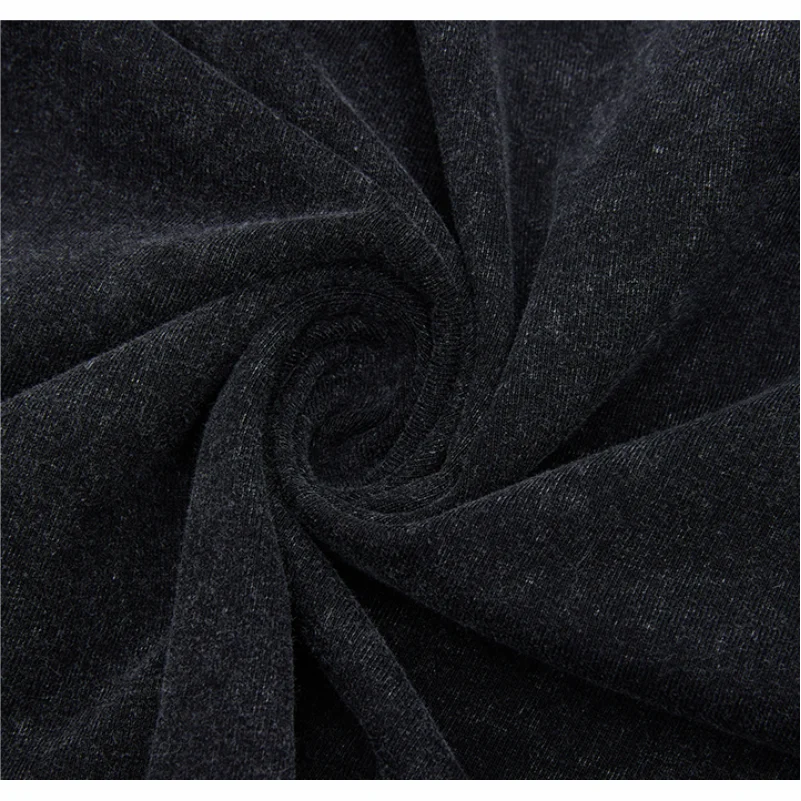 Custom You Design Washed Vintage Summer T-Shirts Street Hip Hop Retro Punk T Shirt Casual Cotton Short Sleeve Wash TShirts Tops