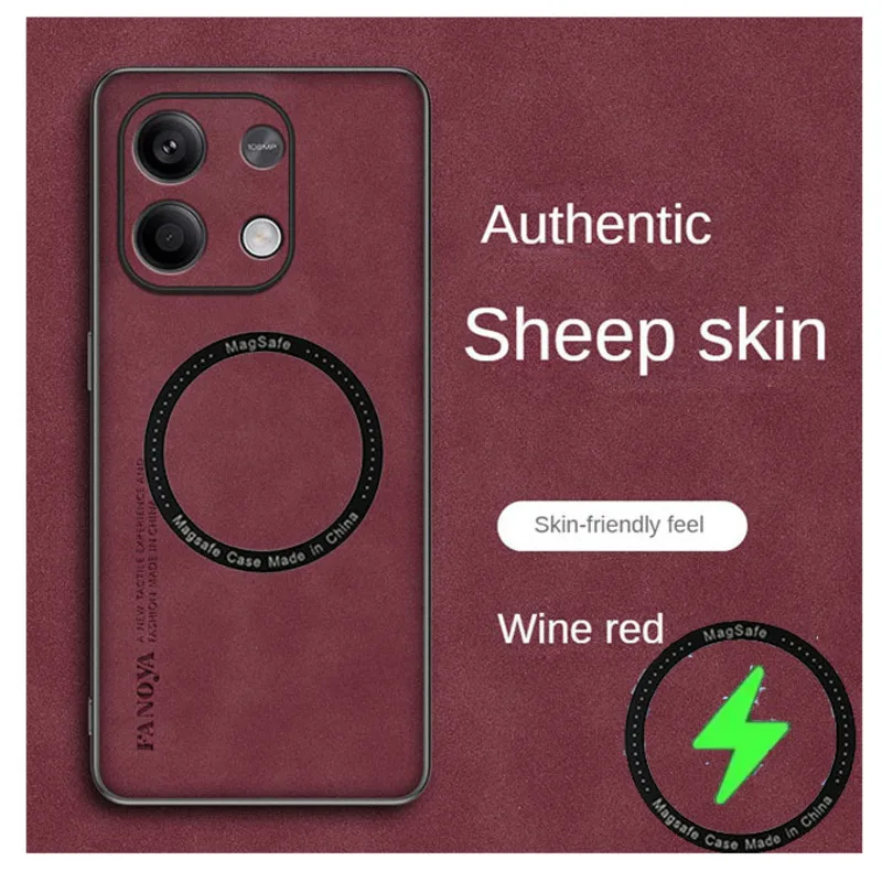 Magnetische Ring Schafsleder Handyhülle für MOTOrola MOTO G75 G86 Edge 50 60 Fusion X50 Ultra 60 Pro 40 Neo stoßfeste Lederhülle