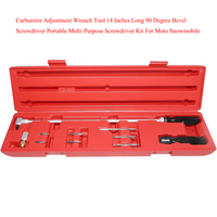 Carburetor Adjustment Wrench Tool 14 Inches Long 90 Degree Bevel Screwdriver Portable Screwdriver Kit For Motorcycle