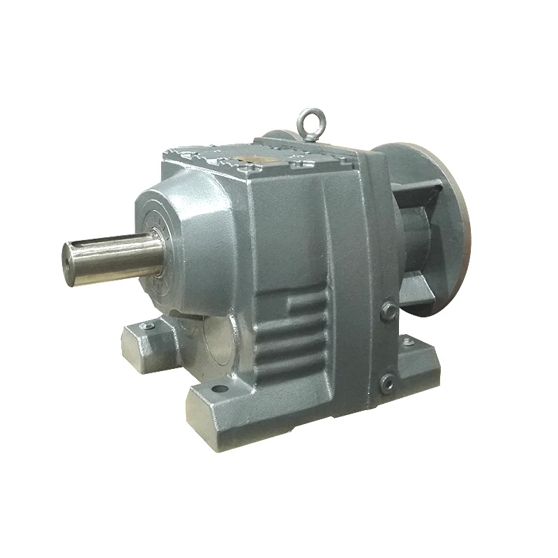 R series user-friendly industrial helical gear motor multi-specification reducer