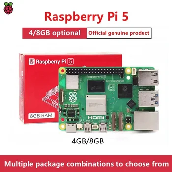 오리지널 라즈베리파이 5 공식 모델 Pi5 4GB / 8GB RAM 옵션 액세서리 추가 액세서리는 액세서리 키트 보드 programlama와 함께 제공됩니다