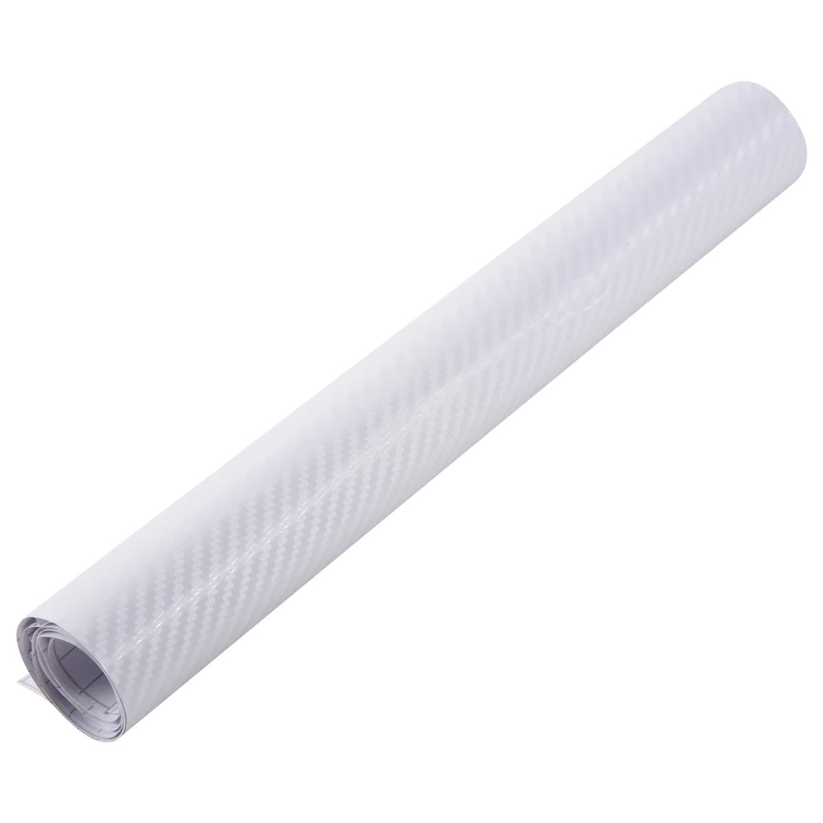 DIY 30x127 3D Carbon Fiber Decal Vinyl Film Wrap Roll Adhesive Car Sticker Sheet Transparent Rich