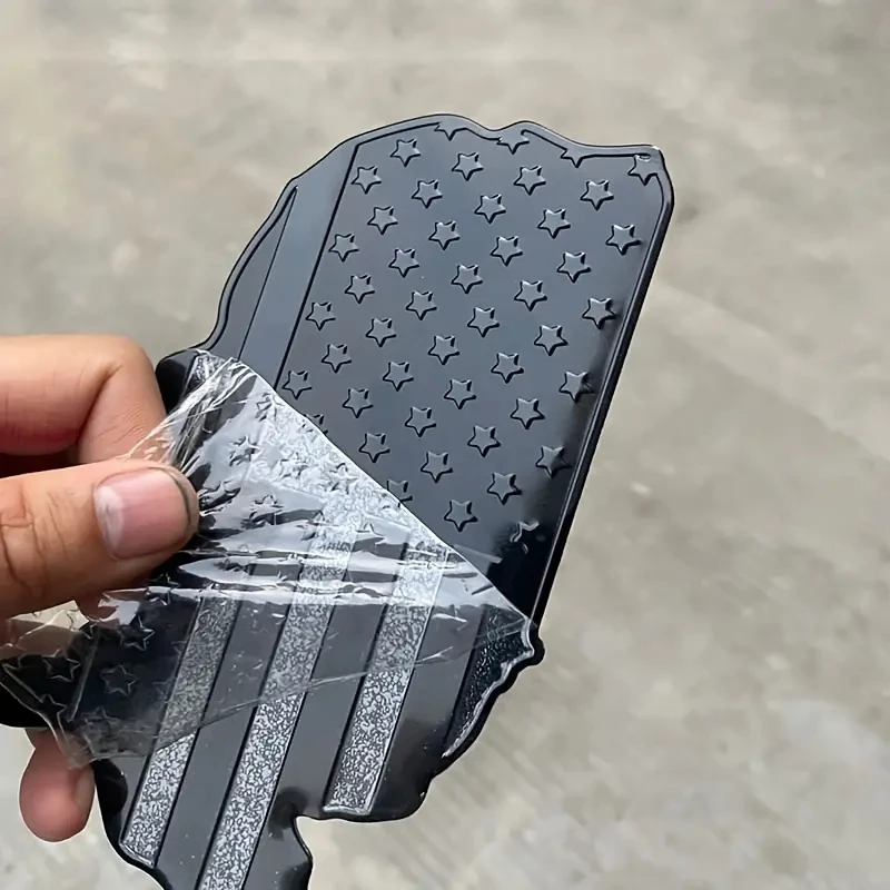 Amerykańskie emblematy USA Flaga Mapa Naklejka na samochód, Metalowa naklejka-emblemat na bagażnik samochodu, Naklejka na samochody, motocykle, rowery — zdjęcie 5