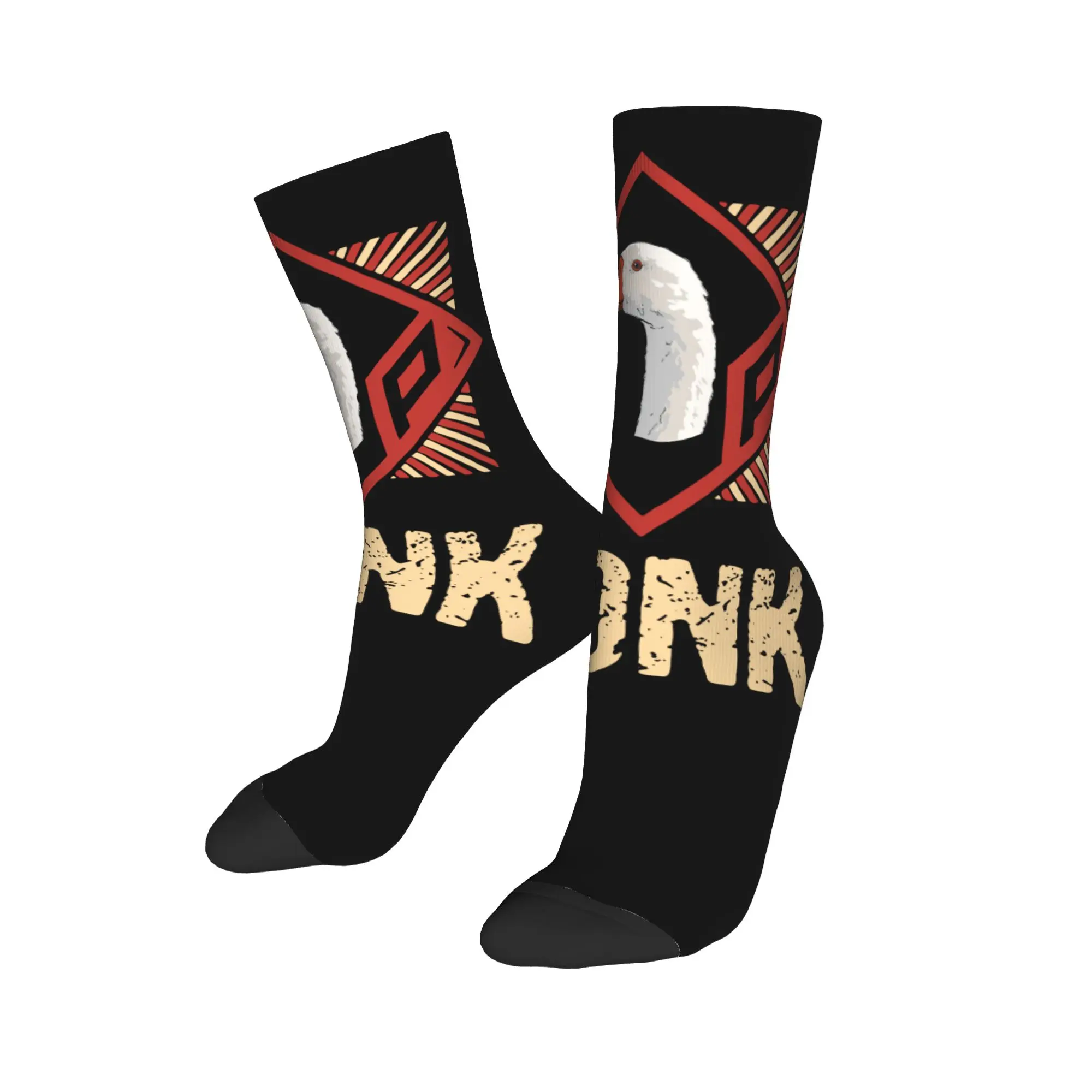 Happy Funny Men's Socks Hip Hop Untitled Goose Game Honk Sock Gamer High Quality Women Socks Spring Summer Autumn Winter