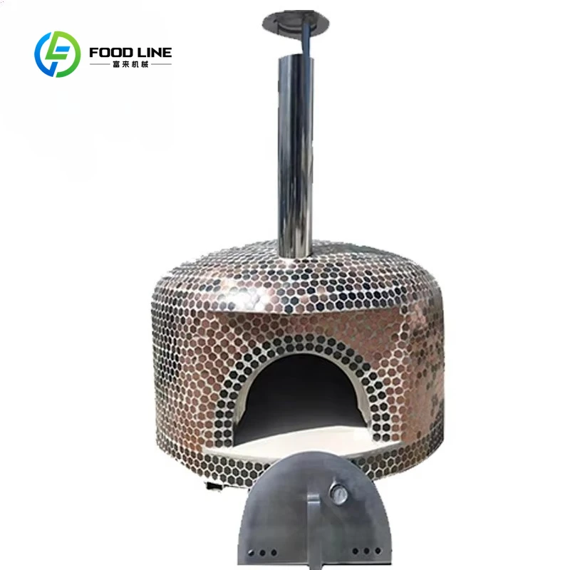 Customized Commercial Pizza Oven China High Quality 500 Degrees Stone Large Professional Wood Fired Pizza Oven
