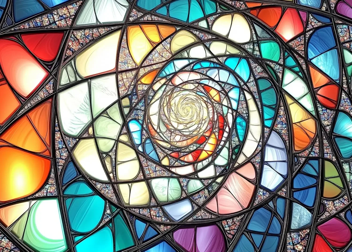 

300/500/1000pcs Stained Glass Paper Puzzles Jigsaw Puzzle for Adults Home Decor Wall Display Halloween Christmas Birthday Gift