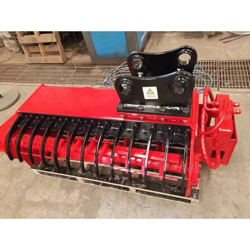 Hydraulic Two Axis Flail Mower with Motor & Gearbox for Excavators 3-45 Tons CE Certified Lawn Grass Cutter