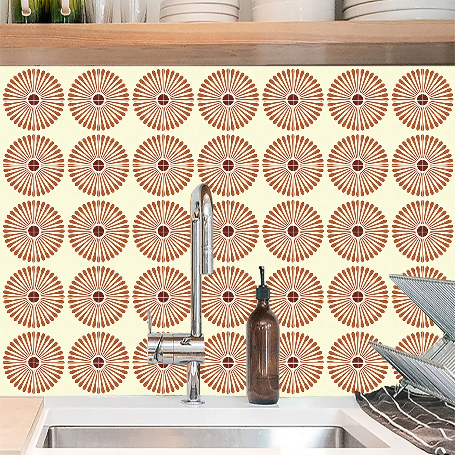 10pcs Japanese Chrysanthemum S - Home Bathroom Floor Tiles review and price