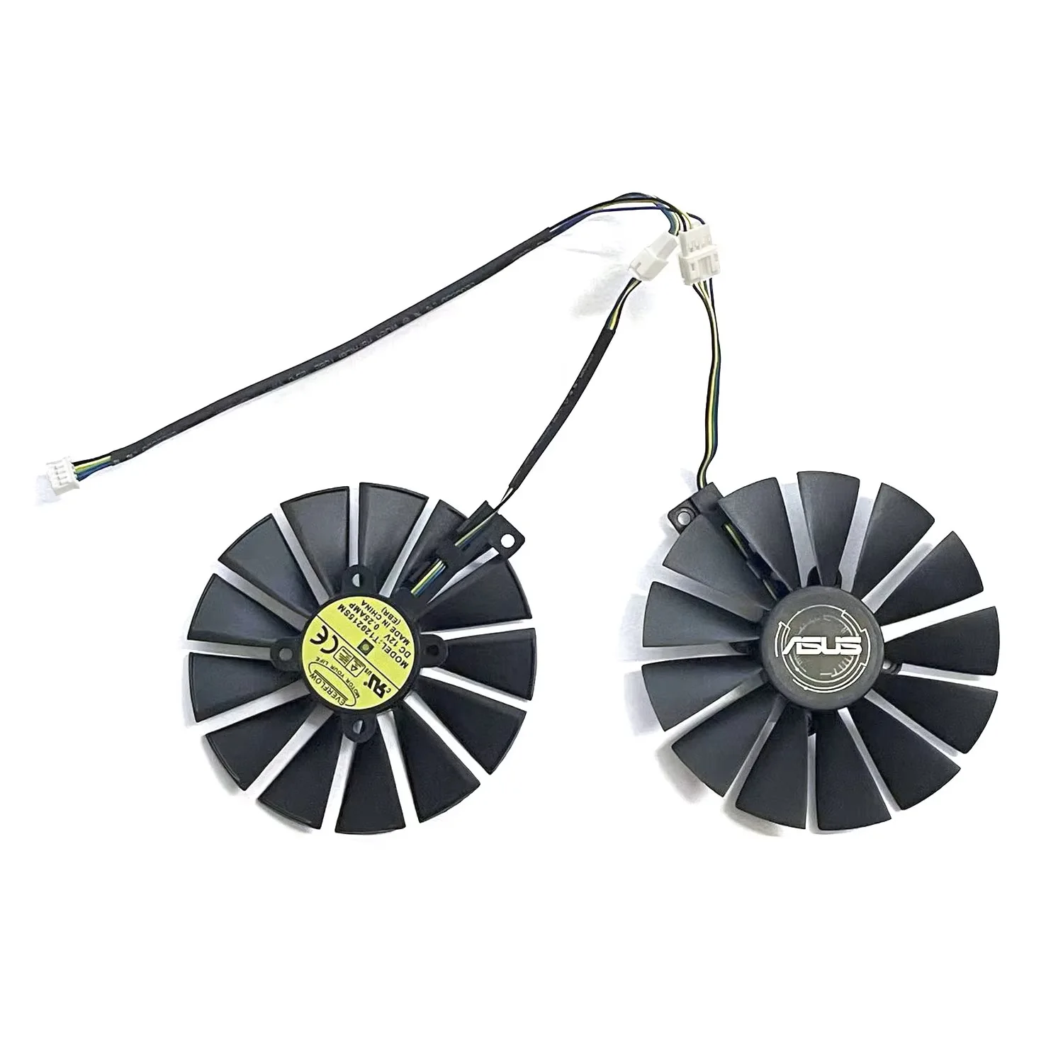 PLD10010S12H T129215SM 4PIN GPU FAN For ASUS ROG STITX GTX1050Ti 4G GTX 1050 2G